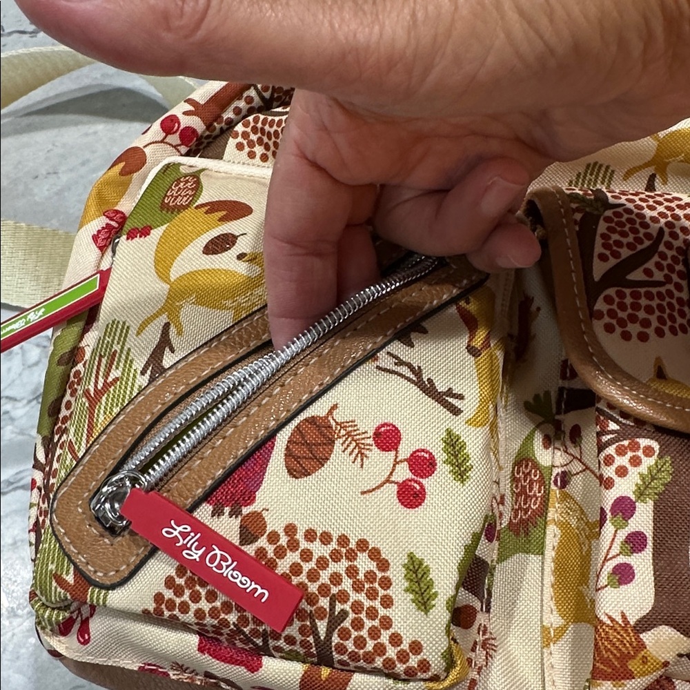 NWT! Lily Bloom Forest Owl Riley Backpack - Picture 11 of 16